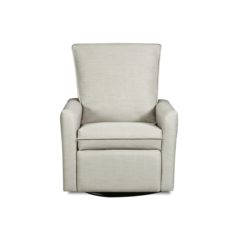 Gliding Swivel Power Recliner , Gray Skies