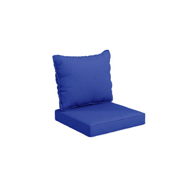4-Piece Patio Chair Cushion And Back Pillow Set, Seat Replacement Patio, Cushions Set For Outdoor Garden Furniture, by Outsunny