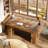 63" Farmhouse Executive Desk-636966242