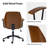 Oswina 37.75" H Polyester Office Chair -1853128031