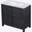 Armoire de salle de bain 36 "Retro Espresso