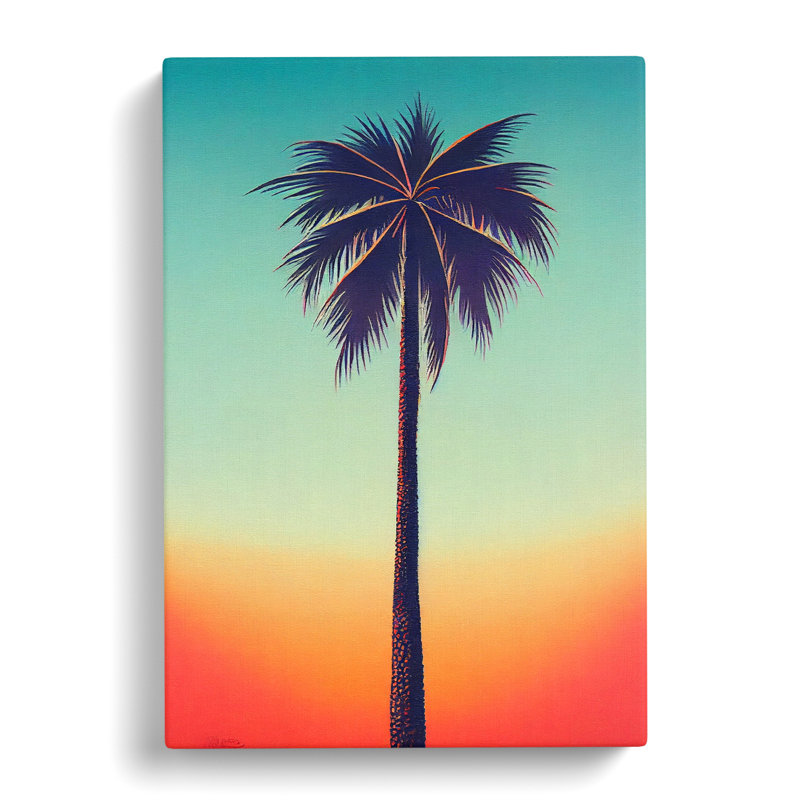 Palm Tree Vol.5 - Wrapped Canvas, 50cm H x 35cm W x 3cm D