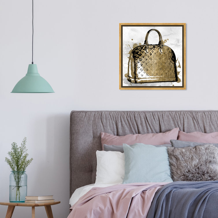 Oliver Gal Lv Gold On Canvas by Oliver Gal Print