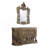 Constantine Brown & Gold Finish Mirror (Mirror Only)