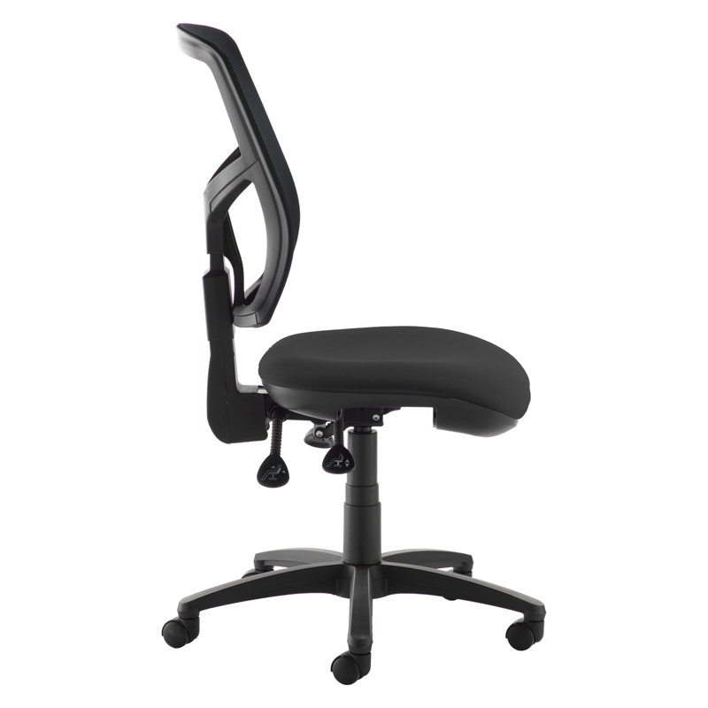 Mesh Back Operators Chair, Black