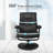 Hetherington Faux Leather Swivel Recliner-676238997