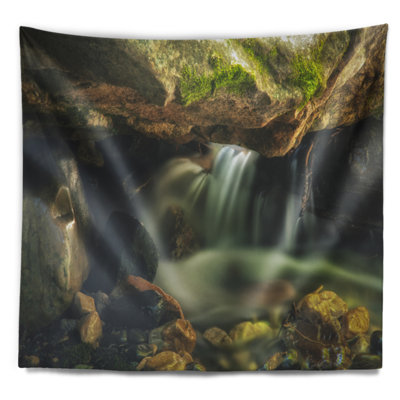 Tapisserie cascade paysage forêt nationale Wasatch