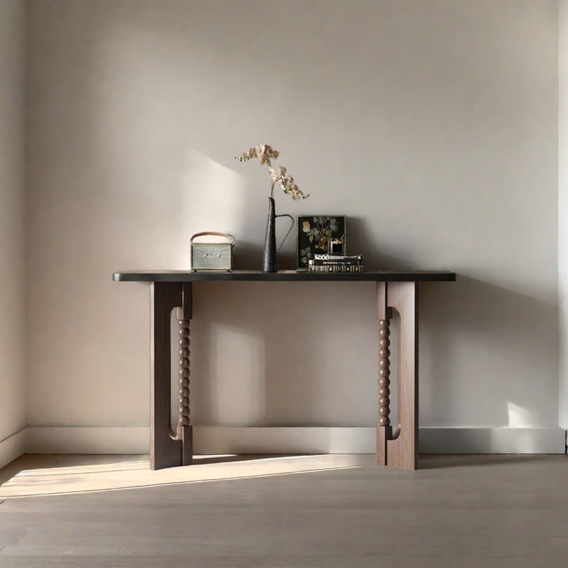 Retro Minimalist Console Table, 29.53" H x 39.37" W x 12.99" D