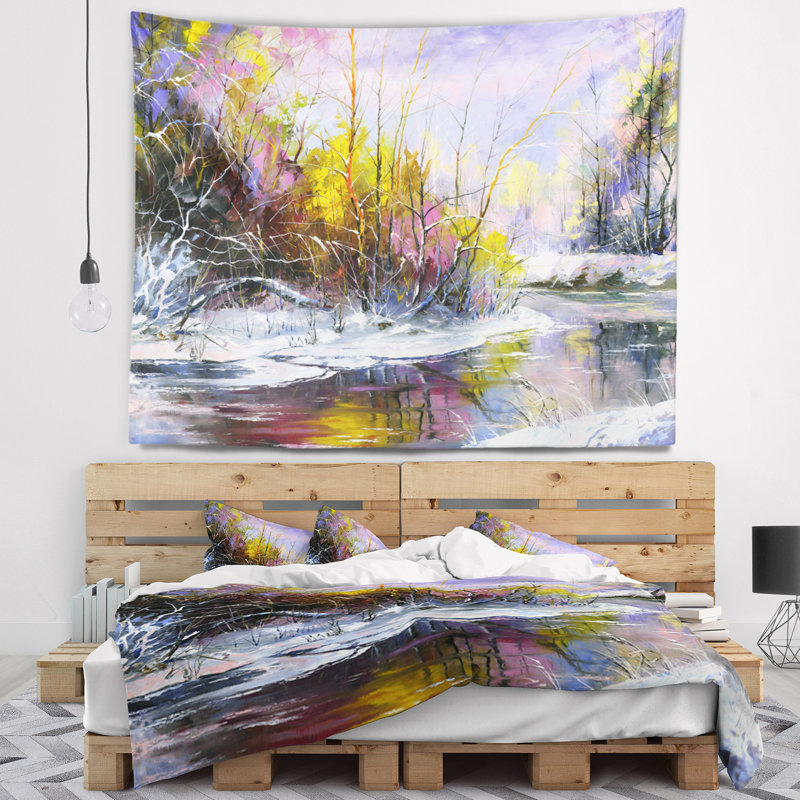 Polyester Tapestry, 50" H x 60" W