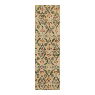 One-of-a-Kind 2’5”x8’5” Hand Knotted Area Rug