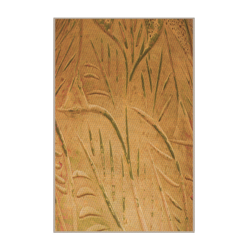 Tapis floral floral orange, Rectangle 7 pi x 9 pi