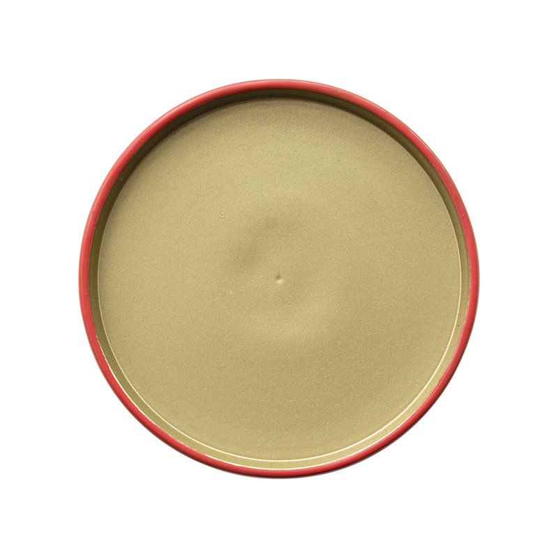 Grand porte-bougie colonne en aluminium émaillé