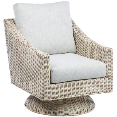 June Upholstered Swivel Armchair