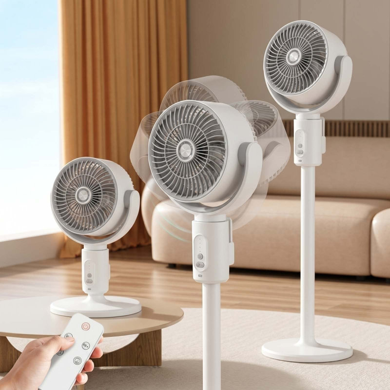 Ventilateur de circulation d'air oscillant kbndieu, A