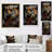 Stylish Tiger II - Tiger Large Wall Art-1053817035-1053817039