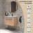 29.56'' Single Bathroom Vanity with Resin Top