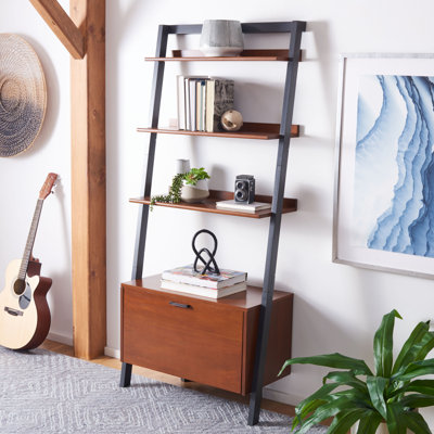 Dametrice Ladder Storage Bookcase