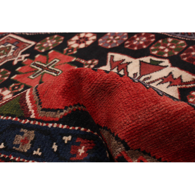 Konya One-of-a-Kind 4'5" X 6'10" 1990s Wool Area Rug Red