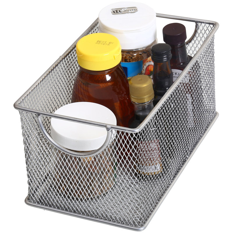 Boîte de rangement en métal pour DVD, 1, H 4,3 po x l 7,5 po x P 4,3 po