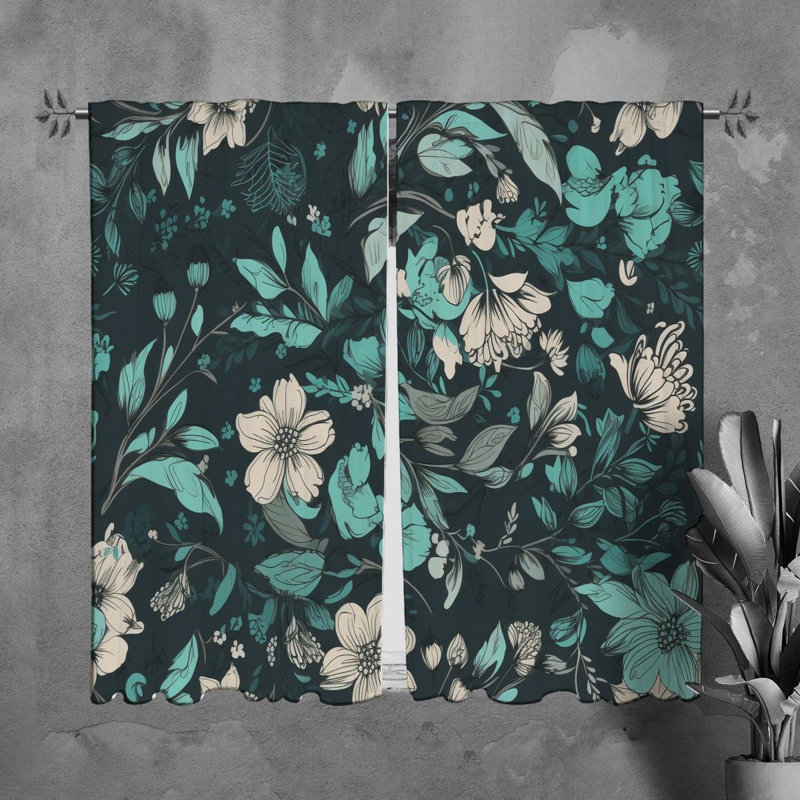 Paire de rideaux obscurcissant en polyester Kyvin, H 82 po x l 40 po