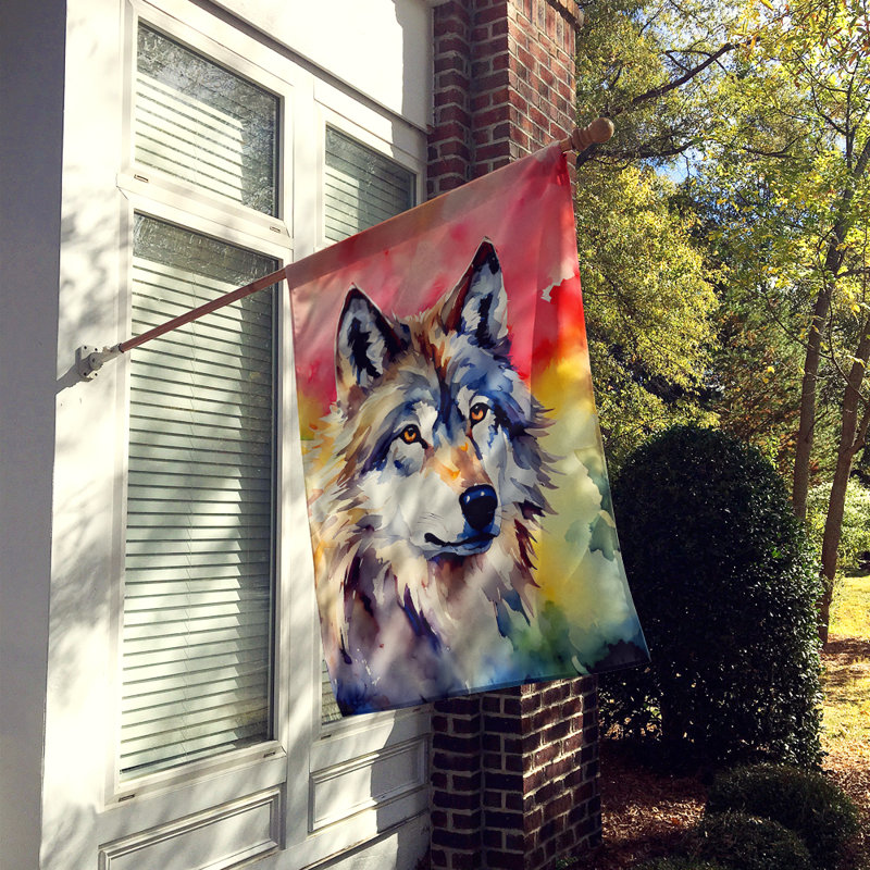 Drapeau Wolves Wolf House