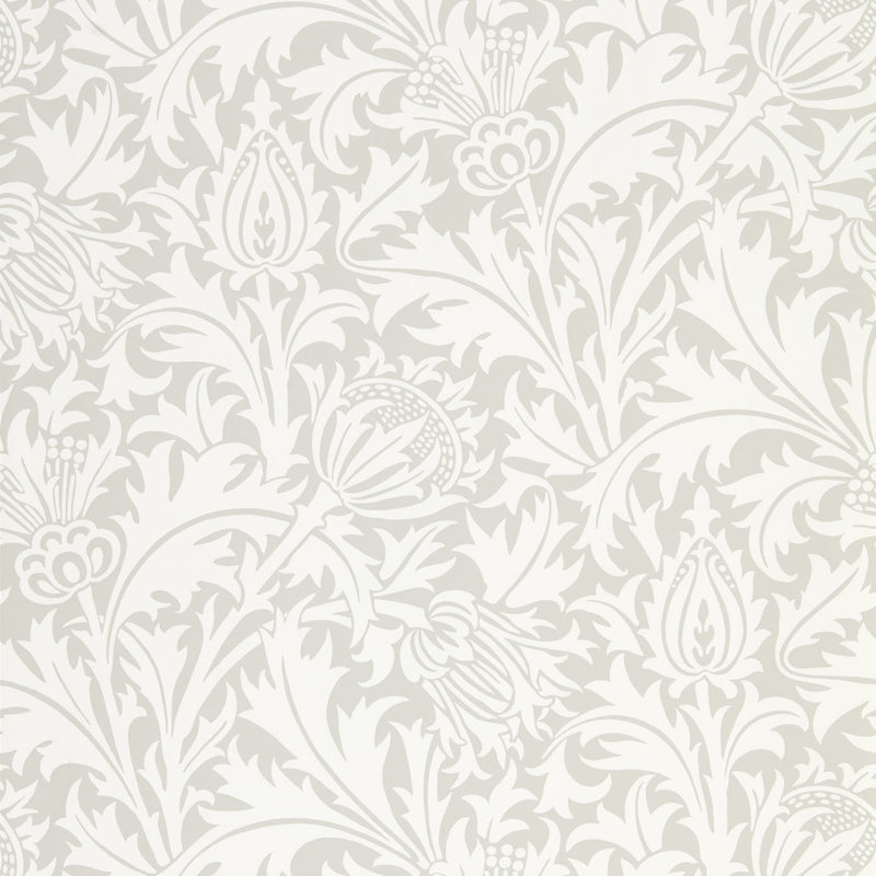 Pure Thistle 10.05m x 68.6cm Matte Wallpaper Roll, Grey