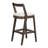 Jasper Indoor Rubberwood Barstool, Dark Brown Finished And Beige Upholstery, Set Of 2-2068662155