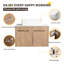 Meuble-lavabo mural 30 po avec évier Mishra