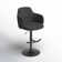 Shofner Swivel Upholstered Adjustable Height Counter Stool with Metal Frame