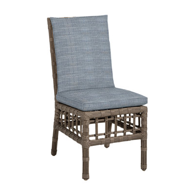Newport Patio Dining Side Chair with Cushions