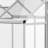 4' L x 6' W Walk-In Polycarbonate Greenhouse with Roof Vent for Ventilation & Rain Gutter, Hobby Greenhouse for Winter-98260965