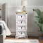 35cm W Solid Wood Bedside Table