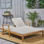 Double chaise longue de patio avec coussin-1290262157