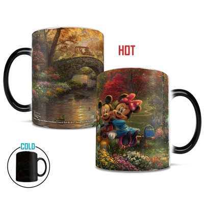 Disney Mickey and Minnie Mouse Sweetheart Central Park New York Morphing Mugs-Changing Drinkware
