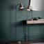 Salzman 148cm Brushed Silver Task Floor Lamp