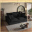 Canapé convertible confortable avec coussins moelleux et composants amovibles pour une utilisation polyvalente-1798537930