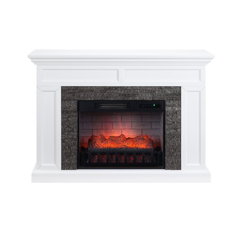 48IN MARBLE STONE MANTEL FIREPLACE