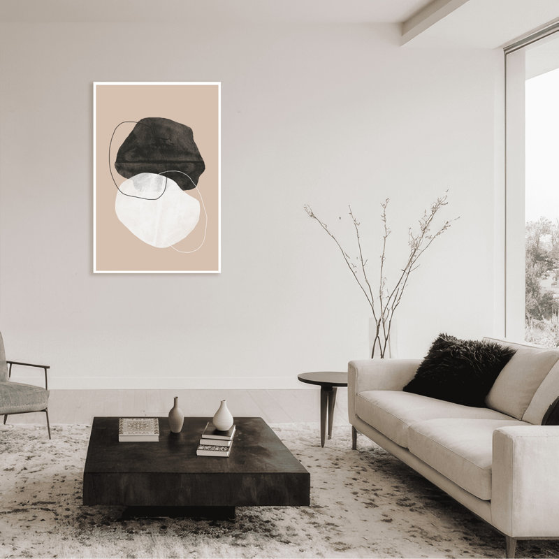 Cosmic Abstract by The Miuus Studio - Picture Frame Painting on Paper, 48" H x 32" W x 1.5" D, Wrapped Canvas, Does Not Apply