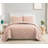 Chevron Quilted Oversized lightweight Prewash Microfiber Quilt Set-1311619868-1311619871