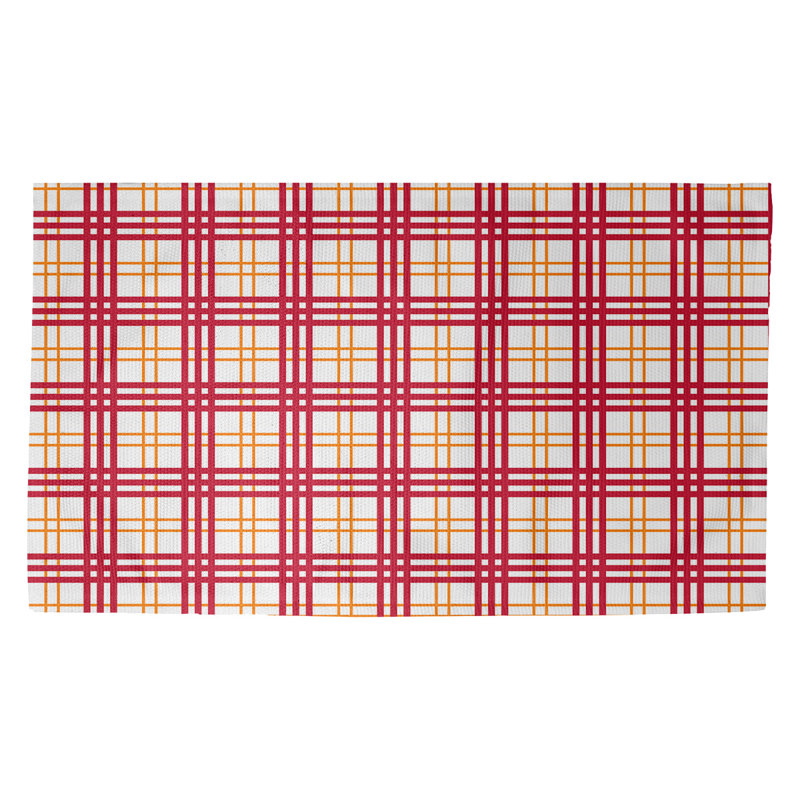 Plaid Indoor Rug, Rectangle 5' x 7'