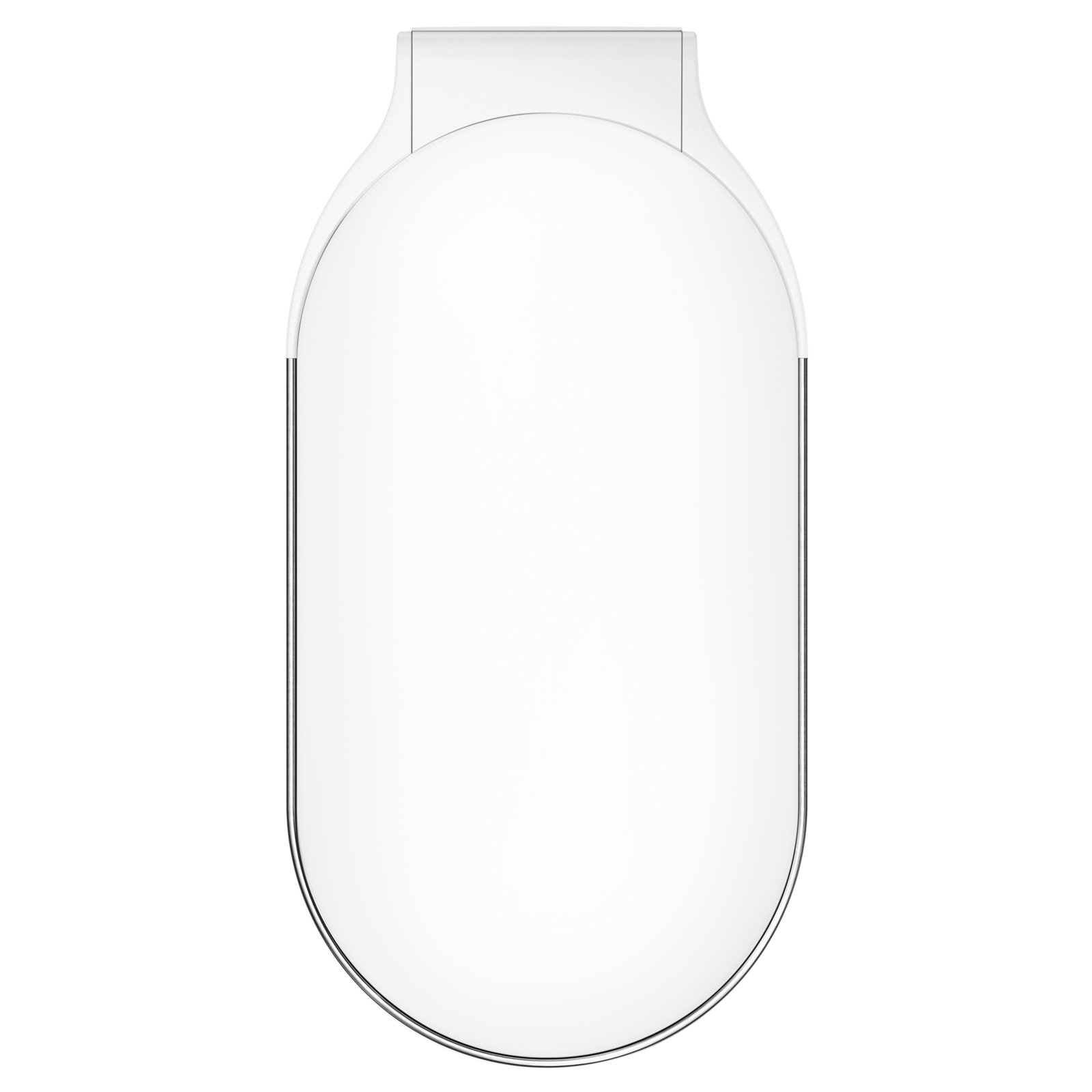 simplehuman 45 Liter / 12 Gallon Slim Hands-Free Kitchen Step Trash Can, White