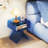 Betzabet Acrylic Side Table, Bedside Table Nightstand-919041485