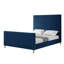 Lit plateforme moderne en velours pour chambre Inza-583968184-583968189