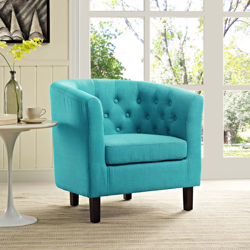 Modway Prospect Upholstered Armchair, Pure Water