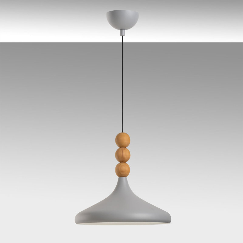 Lustre, Gris / Chêne