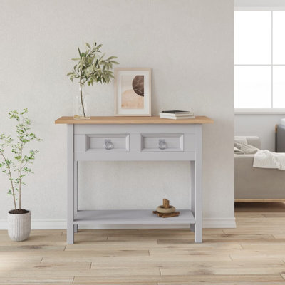 Angelia 93cm Solid Wood Console Table
