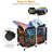 Extra Large Mesh Pool Storage Bin Noodles Holder Toys Organizer Rolling 6 Wheels Double Decker Cart
