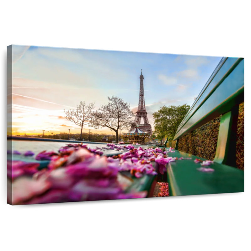 Ravi Eiffel Towel In Spring, 30" H x 45" W
