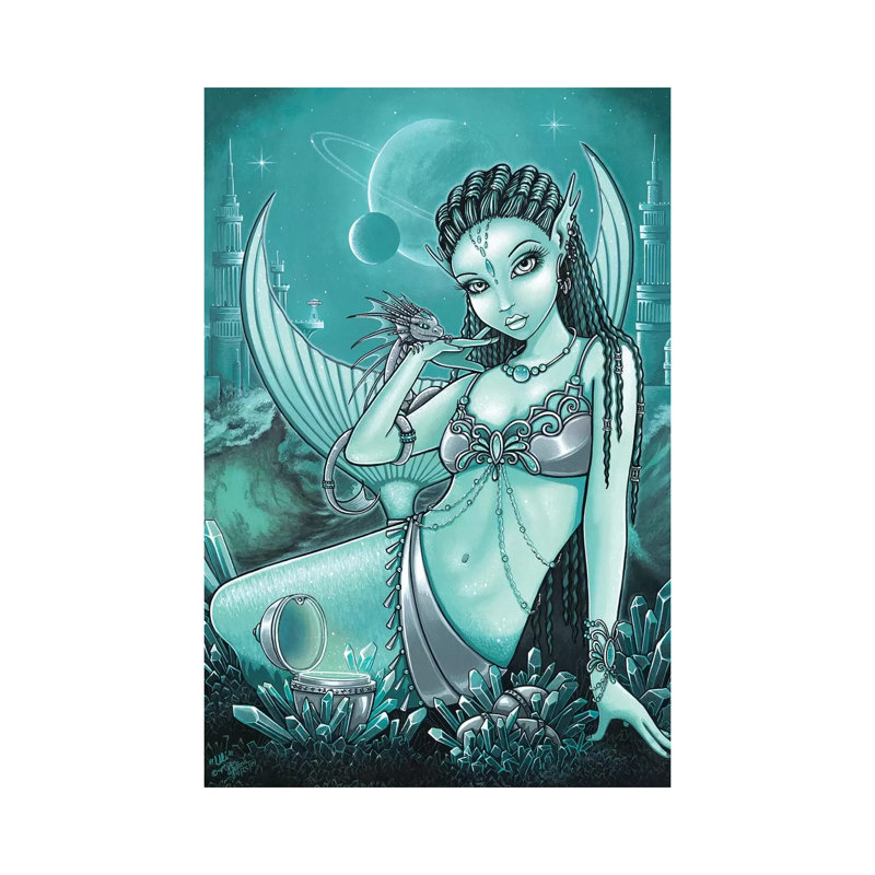 Uli by Myka Jelina - Wrapped Canvas Painting, 66.04 cm H x 45.72 cm W