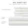 Simply Soft Brushed Microfiber Solid 6 Piece Sheet Set